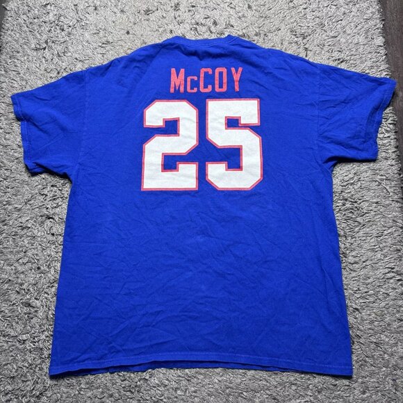 Buffalo Bills Lesean McCoy Shirt Mens XL Blue Pullover Short Sleeve MHL Logo - Picture 2 of 12